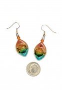 Small Glass Drop Earrings